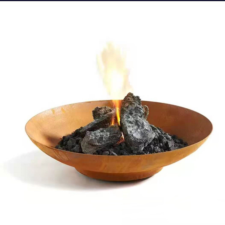 OEM Outdoor Corten Steel Round Fire Pit Bowls 