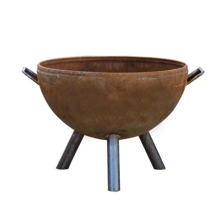 Outdoor Camping Fire Pit Garden Fire Bowl In Corten
